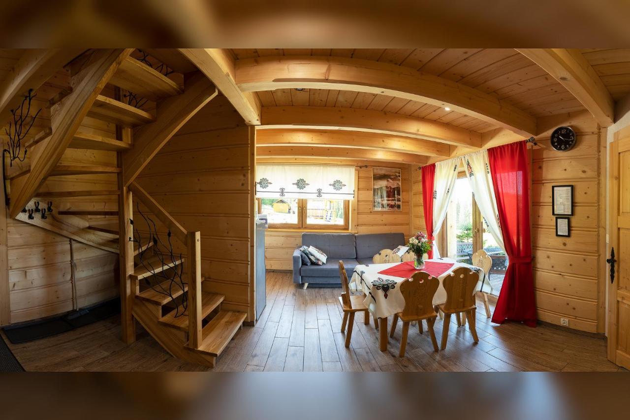 Witowianskie Domki Z Kominkiem, Jacuzzi I Sauna Dzianisz 외부 사진