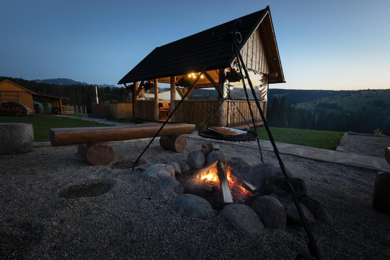 Witowianskie Domki Z Kominkiem, Jacuzzi I Sauna Dzianisz 외부 사진