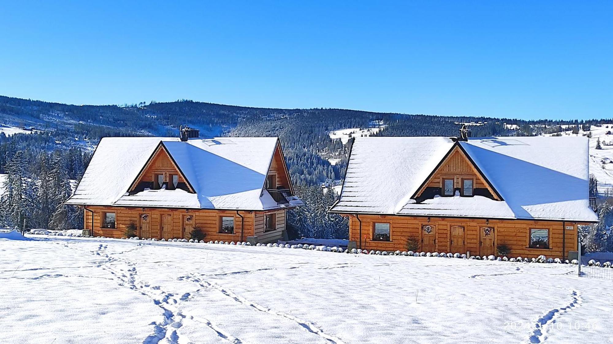 Witowianskie Domki Z Kominkiem, Jacuzzi I Sauna Dzianisz 외부 사진