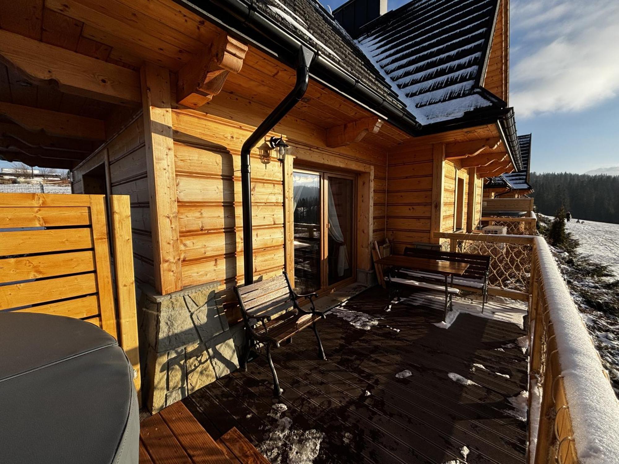 Witowianskie Domki Z Kominkiem, Jacuzzi I Sauna Dzianisz 외부 사진